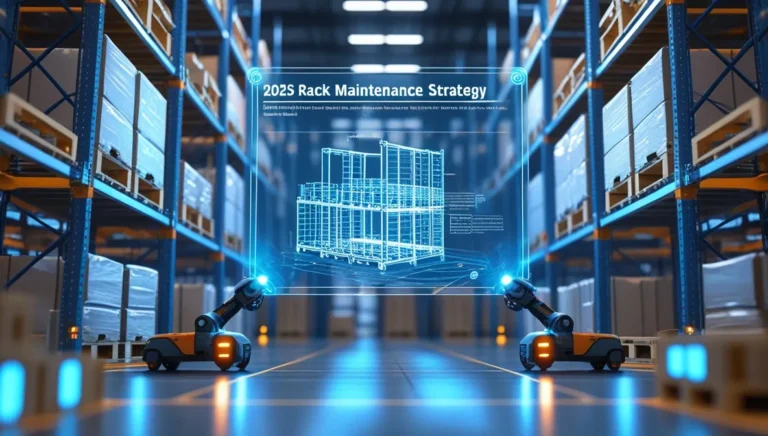 2025 Warehouse Rack Maintenance Guide robotic arms reconfig boltless racks