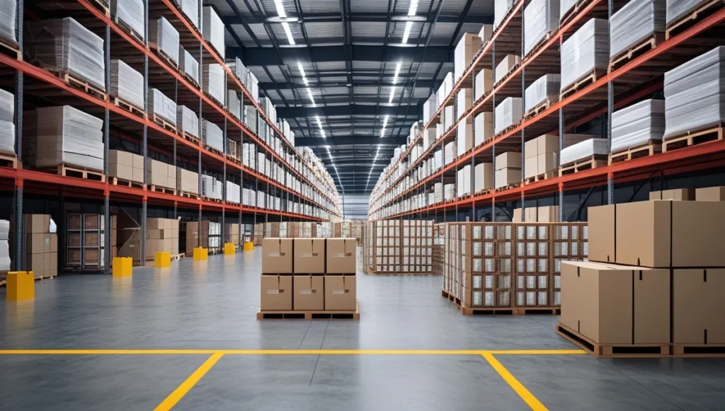 Factory Storage Layout Optimization neglected cluttered inventory, blocked aisles, safety hazards