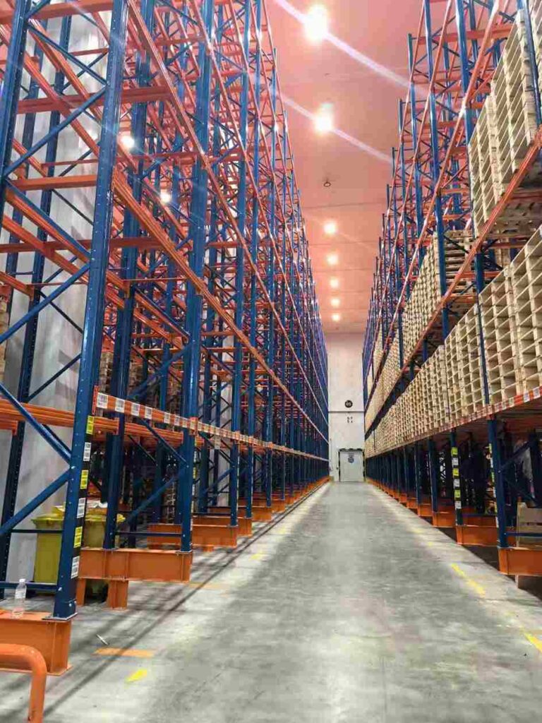 Employee training on safe handling of pallet beams and racking systems