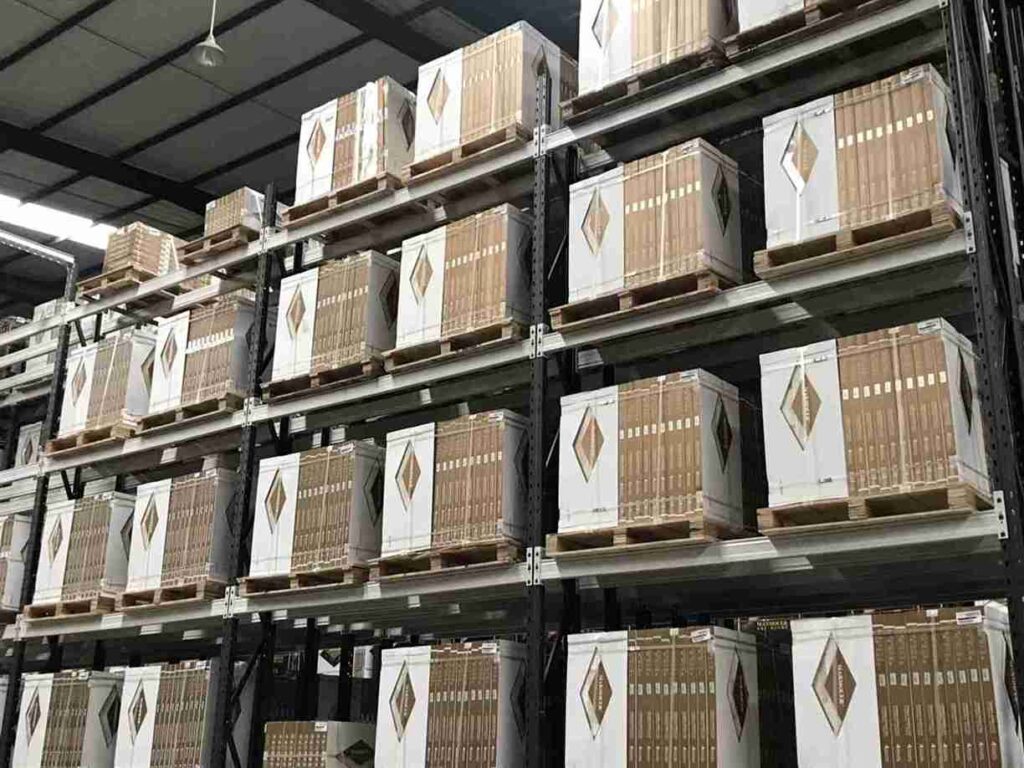 Employee training on safe handling of pallet beams and racking systems