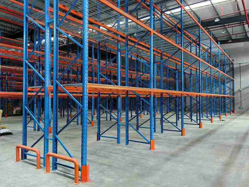Adjustable-Steel-Layer-Mesh-Pallet-Rack-Beam-for-Heavy-Duty-Storage
