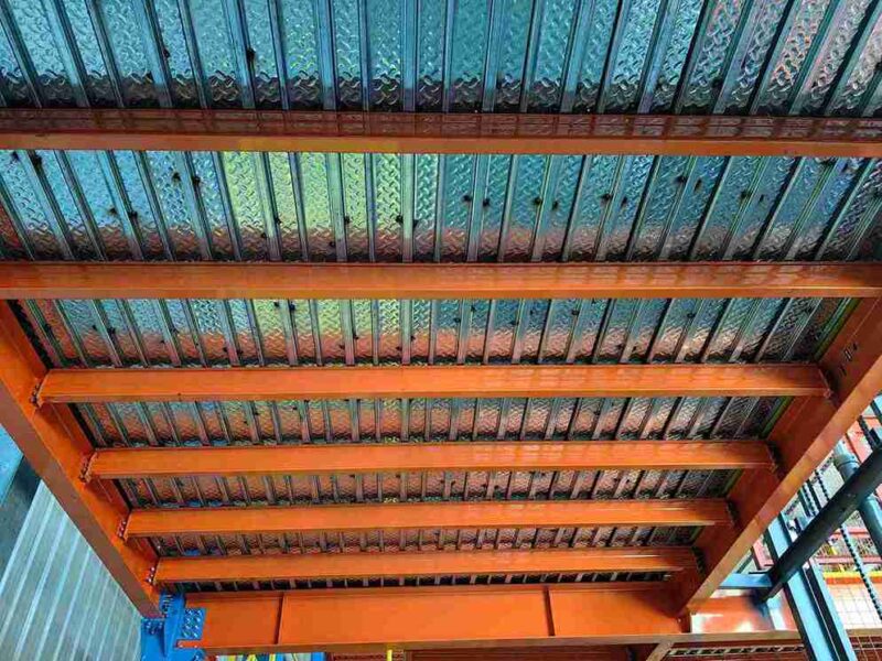 Branded-anti-static-coated-shelving-with-company-logo-and-color-customization