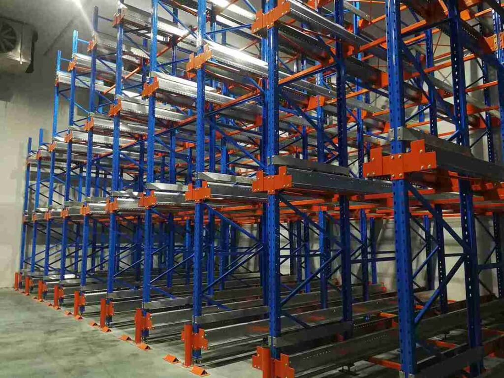 Cold storage racking systems - selective pallet racks for frozen goods