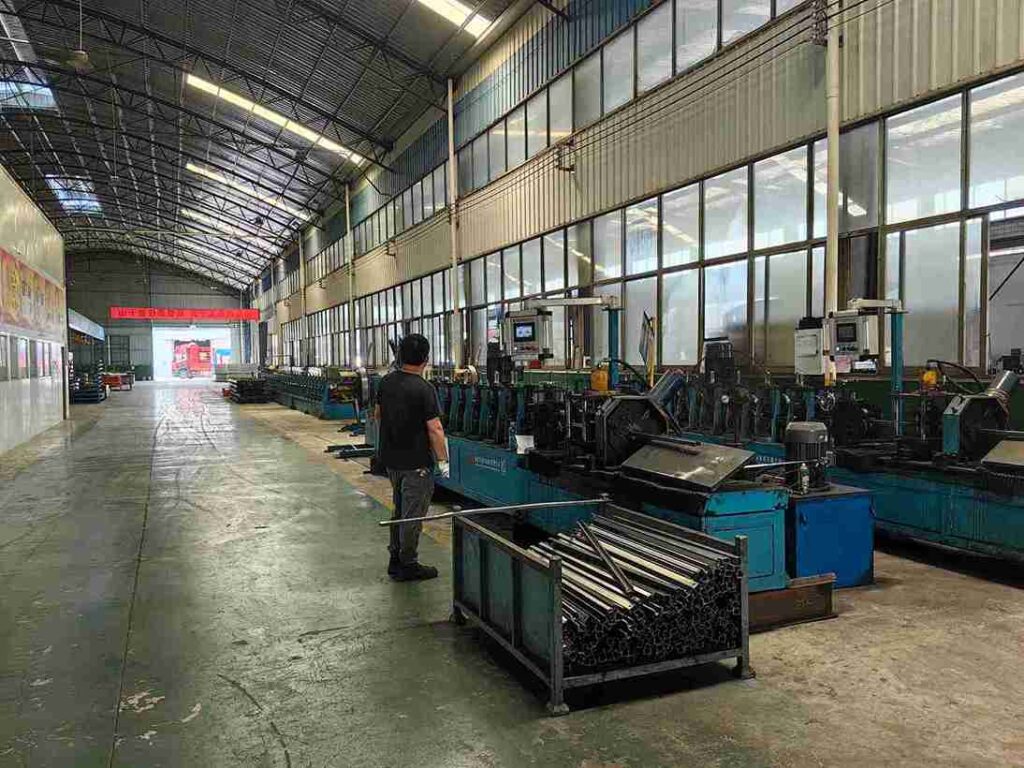  Coordinated robotic fleet in action within a Green warehouse automation setup.