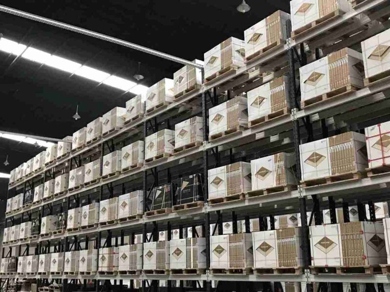 Custom industrial shelving​​ with modular assembly and OEM branding
