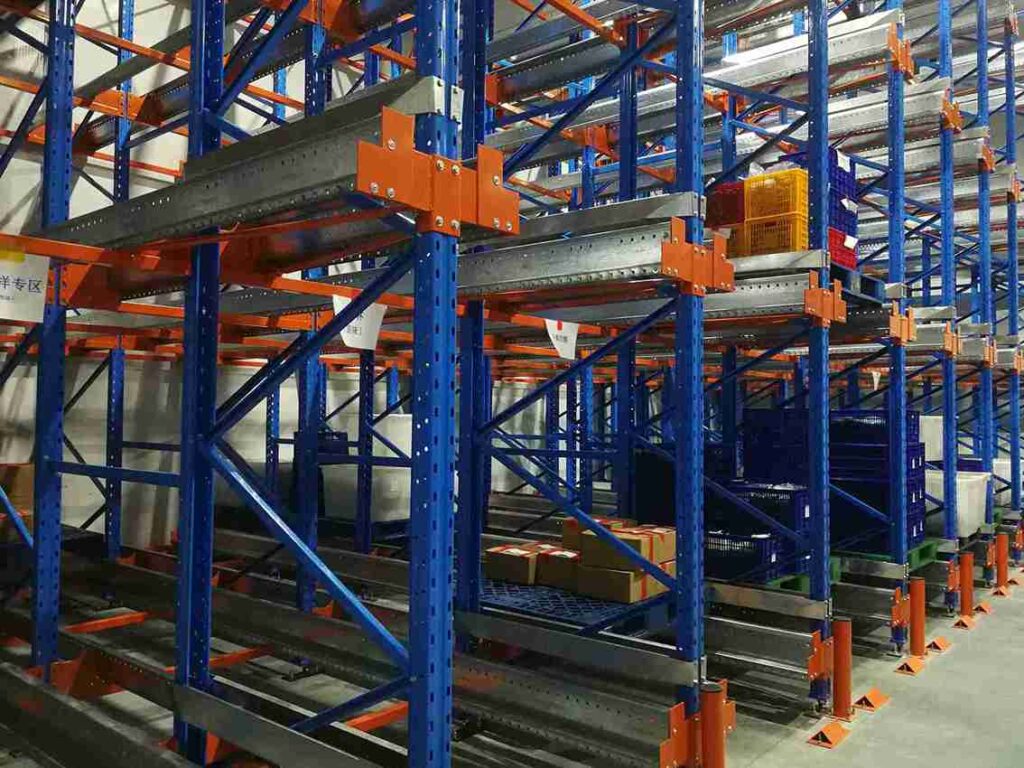 Diagram comparing traditional vs high-density layout for maximizing industrial racking ROI