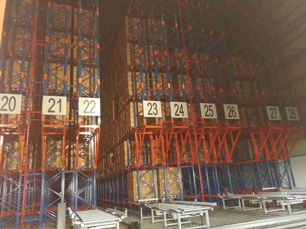 High-speed mini-load Automated Storage and Retrieval System (ASRS) for order fulfillment