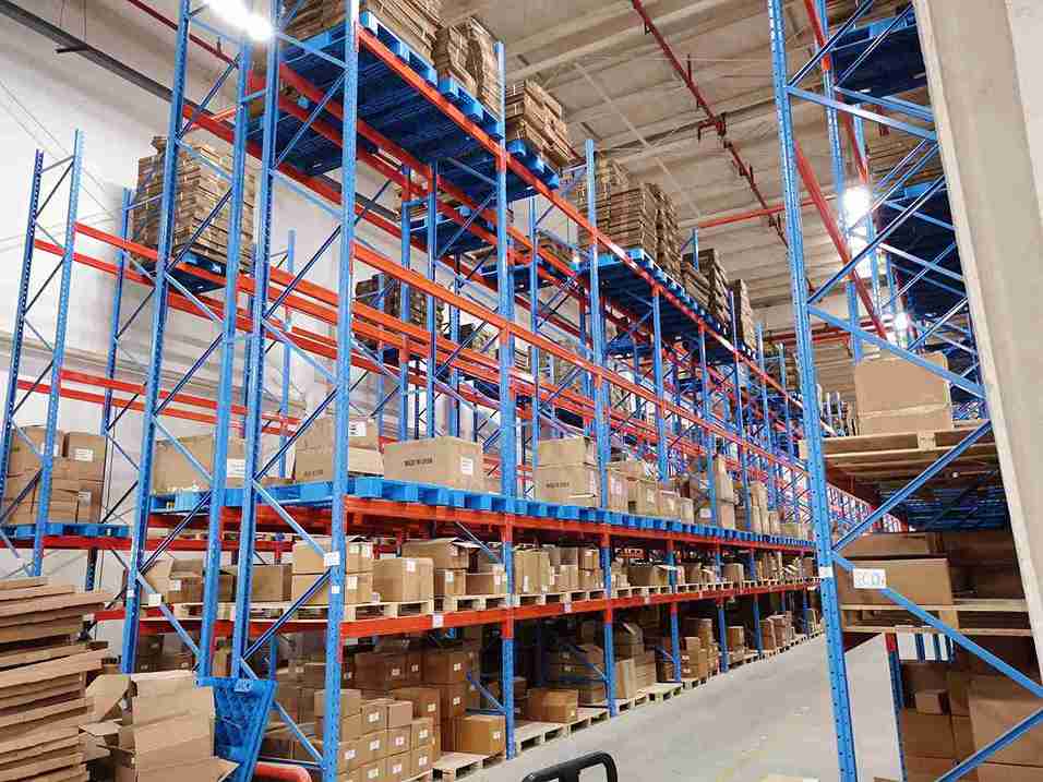 "Standard beam racking safety pins for warehouse rack security"​