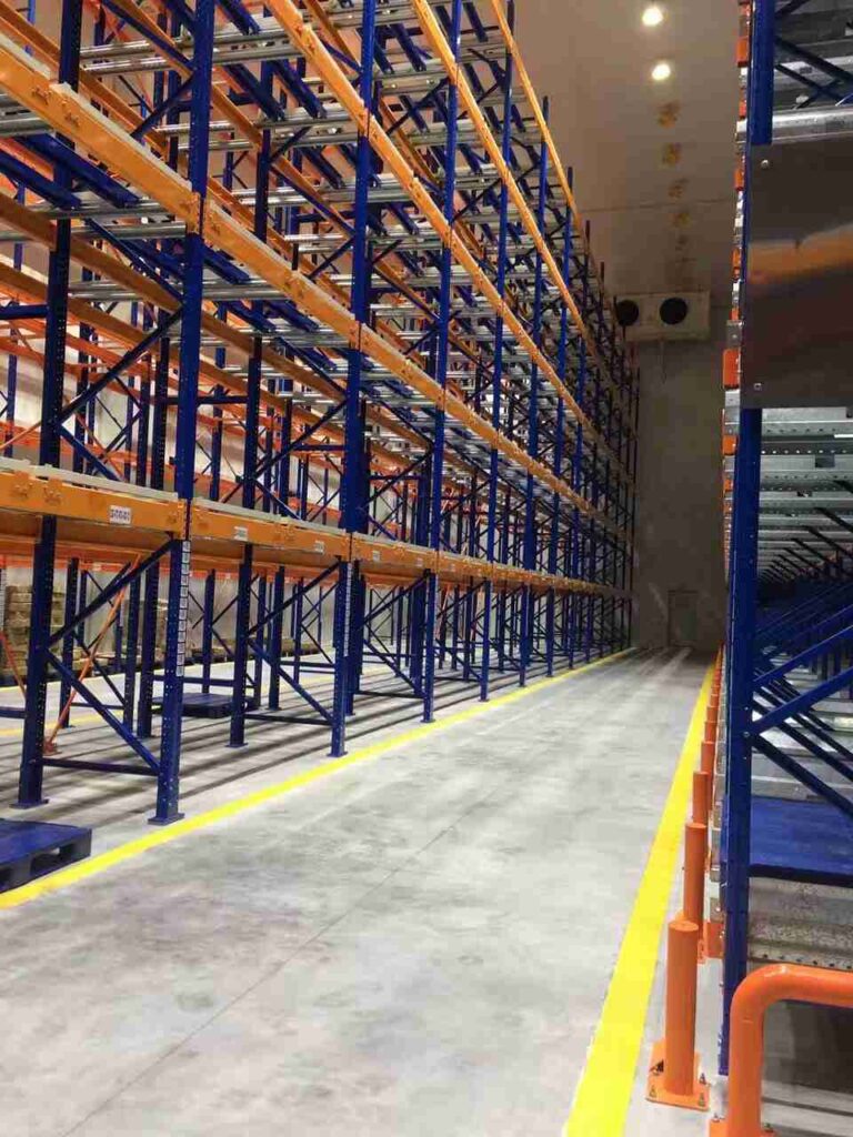 Synergistic automation enhancing the ROI of Narrow Aisle Racking with AGV integration.