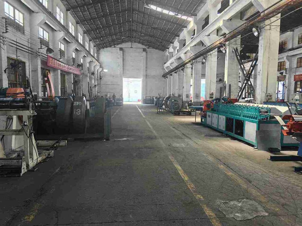 AGV forklift integrating with automated Push Back Racking system in warehouse