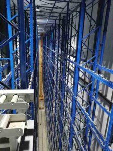 ASRS with narrow aisle racking system maximizing vertical storage space​