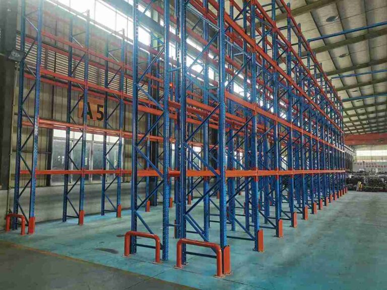 Durable anti-collapse mesh for racking in industrial warehouse storage​