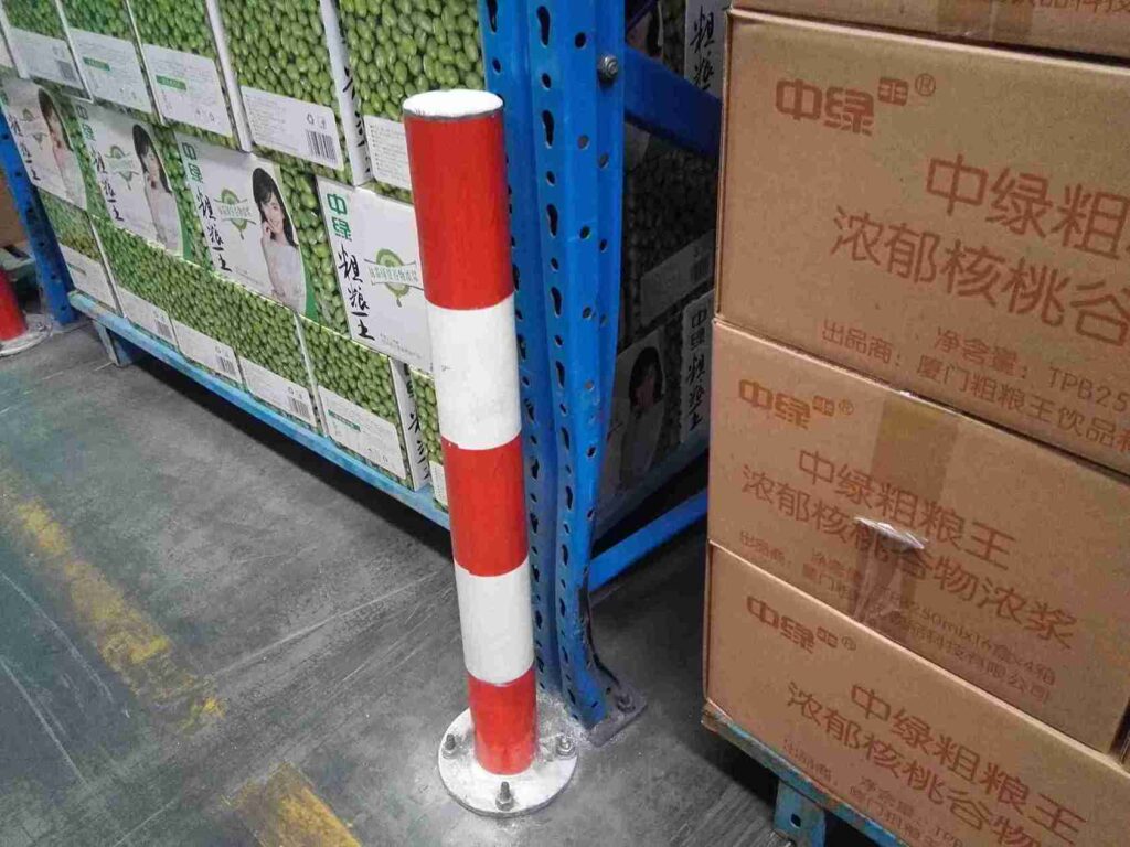  Red, yellow, green tag damage assessment for uprights per pallet racking OSHA requirements and RMI standards.