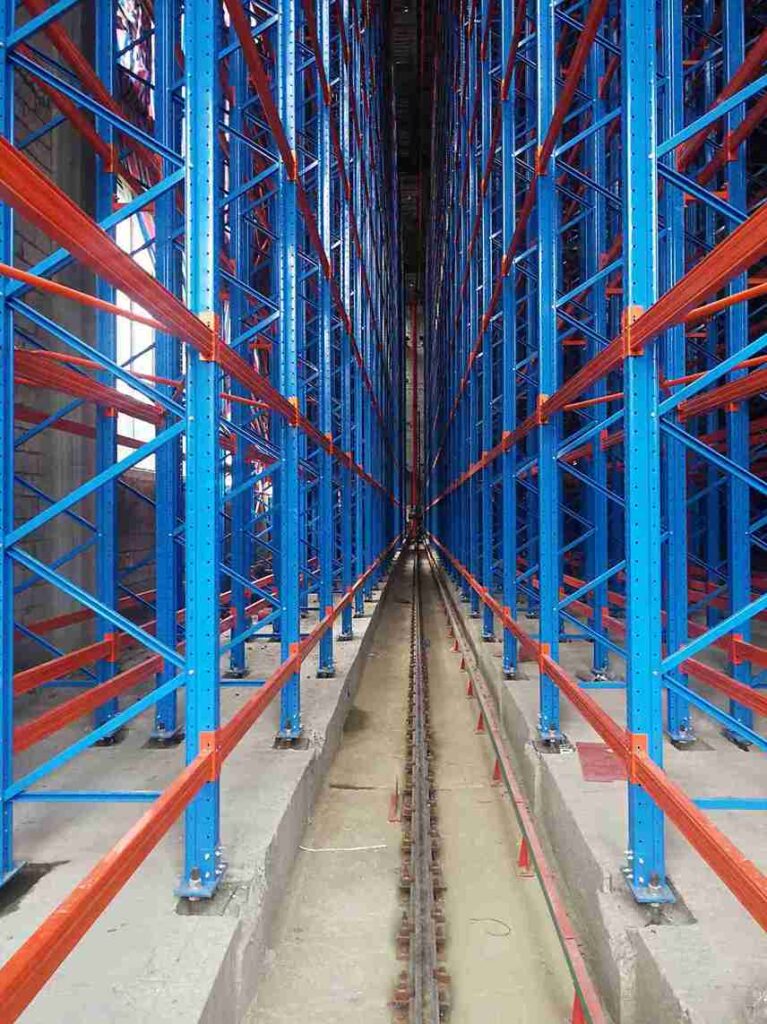 Region-specific package for narrow aisle racking total project cost control in global markets.