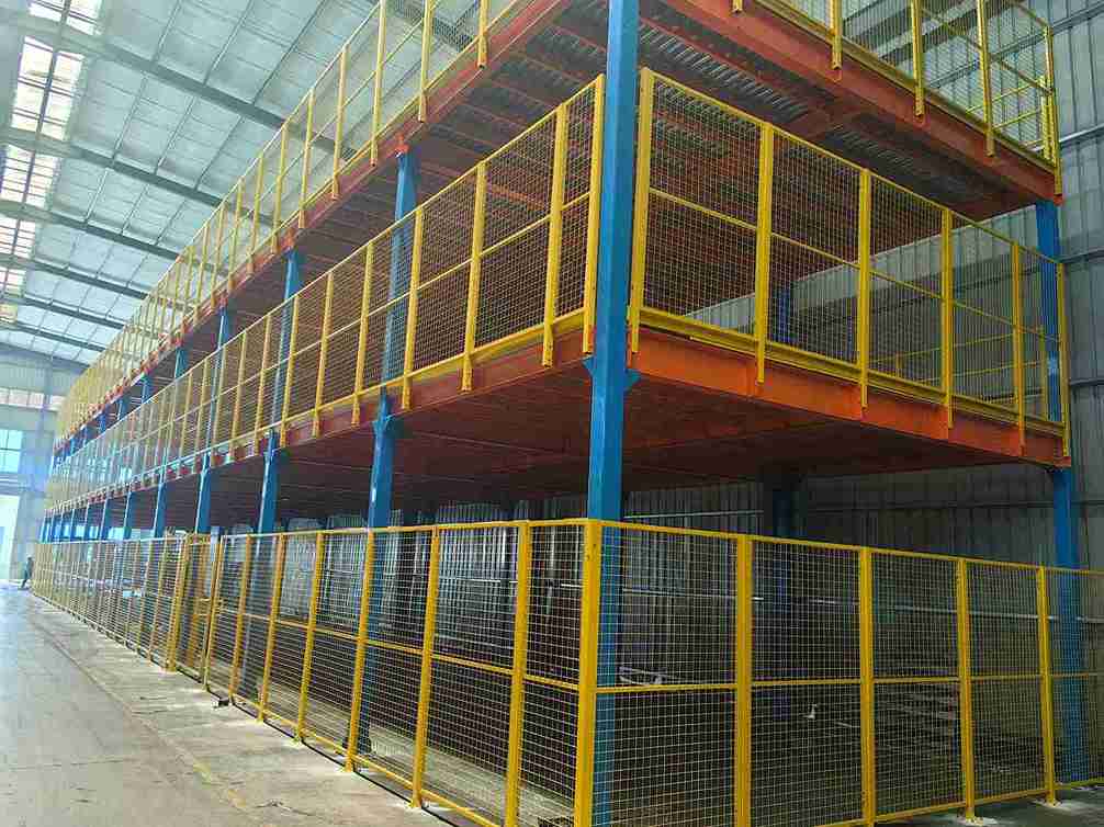 Three-tiered inspection hierarchy diagram integrating the pallet racking inspection checklist for all levels