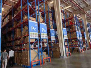 narrow aisle rack investment benefitsb - space comparison warehouse layout