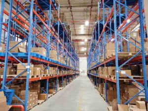 pallet racking maintenance costs​​ - beam replacement after forklift damage