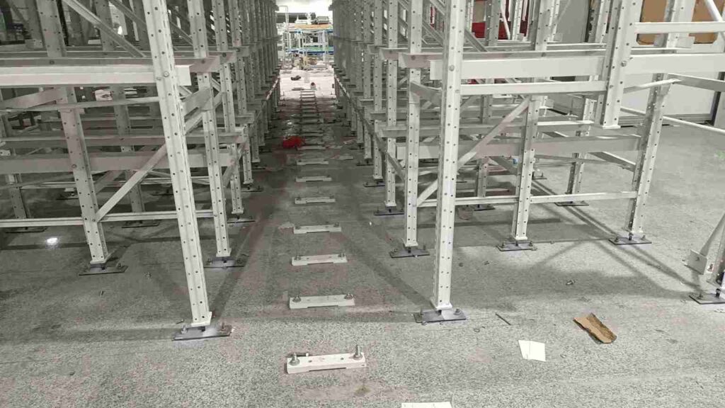 warehouse floor survey critical for accurate narrow aisle racking installation cost planning