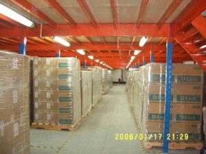 ​​Pallet racking damage prevention​​ - forklift impact protection guards