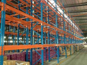 ​​pallet rack leveling instructions​​ using industrial laser alignment tool