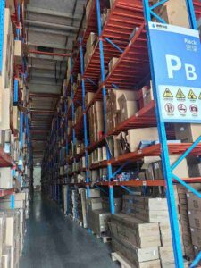 ​​warehouse productivity narrow aisles​​ layout optimization