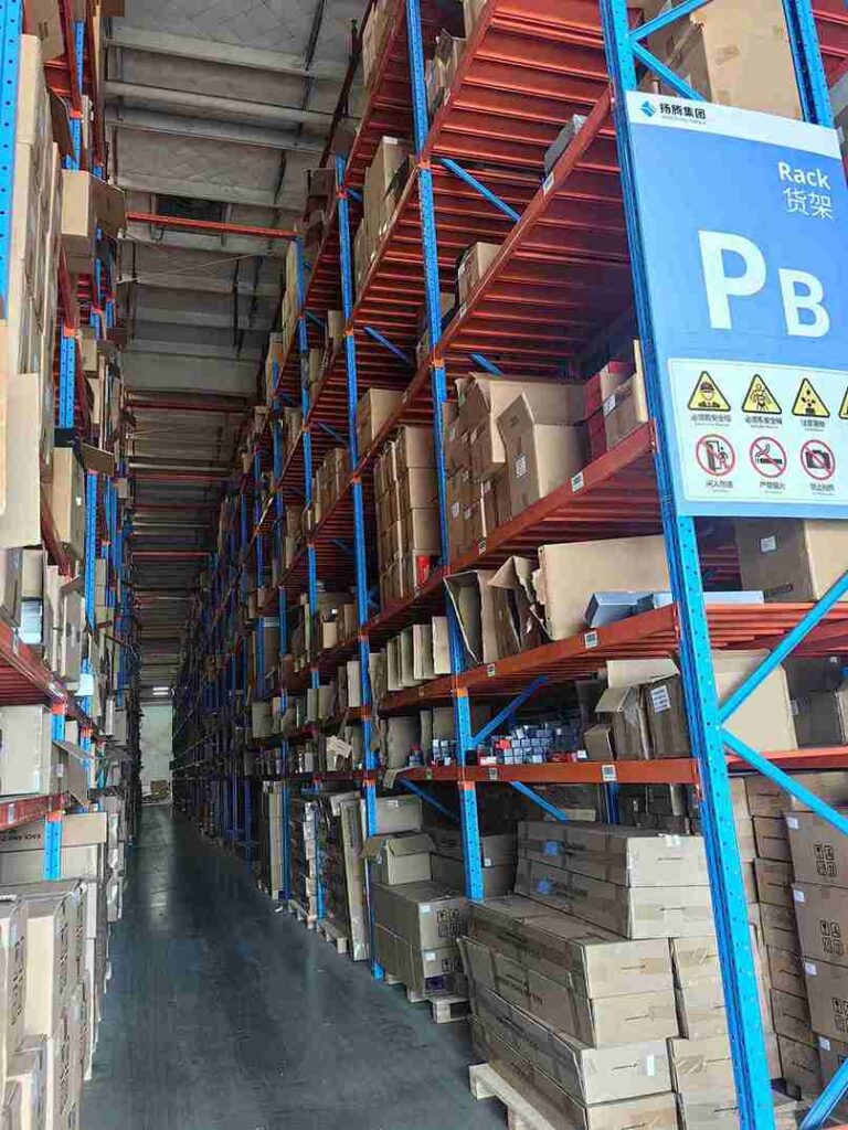 ​​warehouse productivity narrow aisles​​ layout optimization