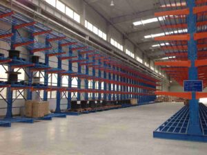 cantilever beam racking for long and bulky warehouse storage