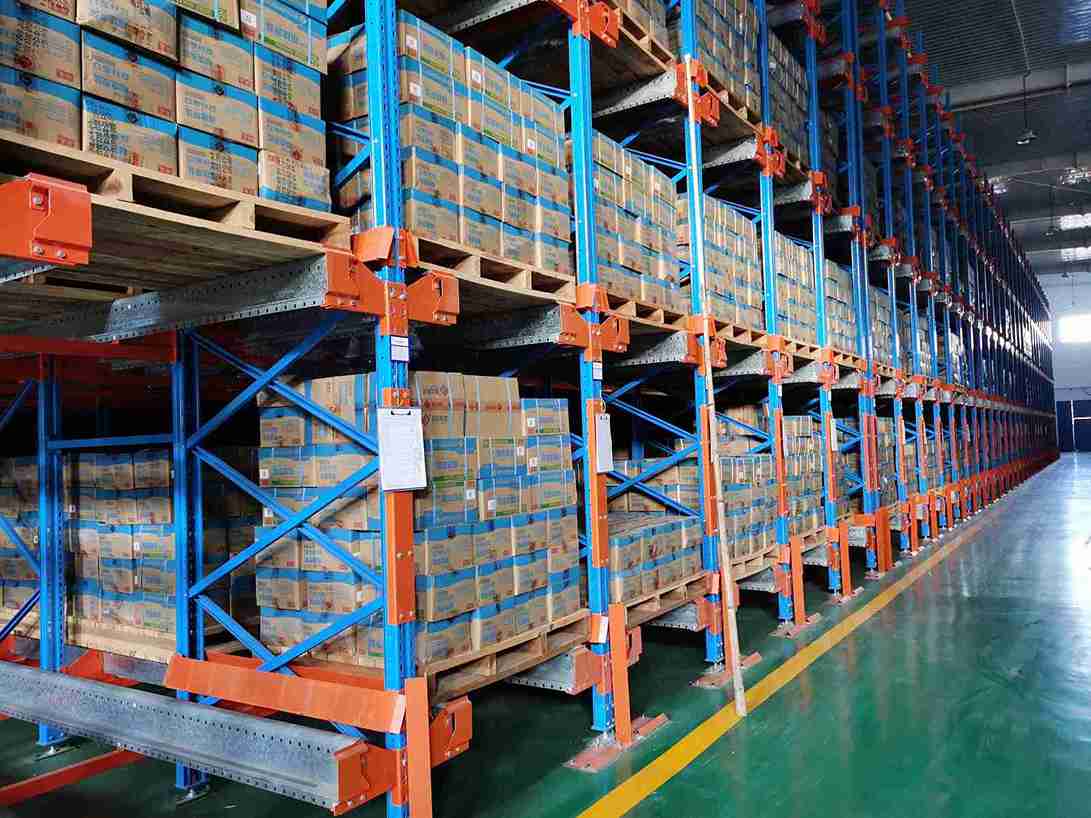 single-depth shuttle pallet rack types​​ for quick-access storage