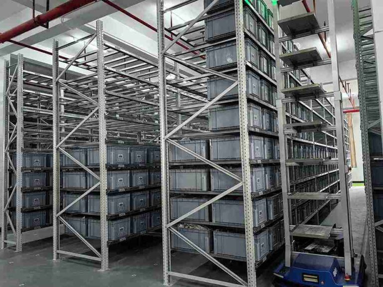 AGV racking - selective pallet storage system for automated warehouses