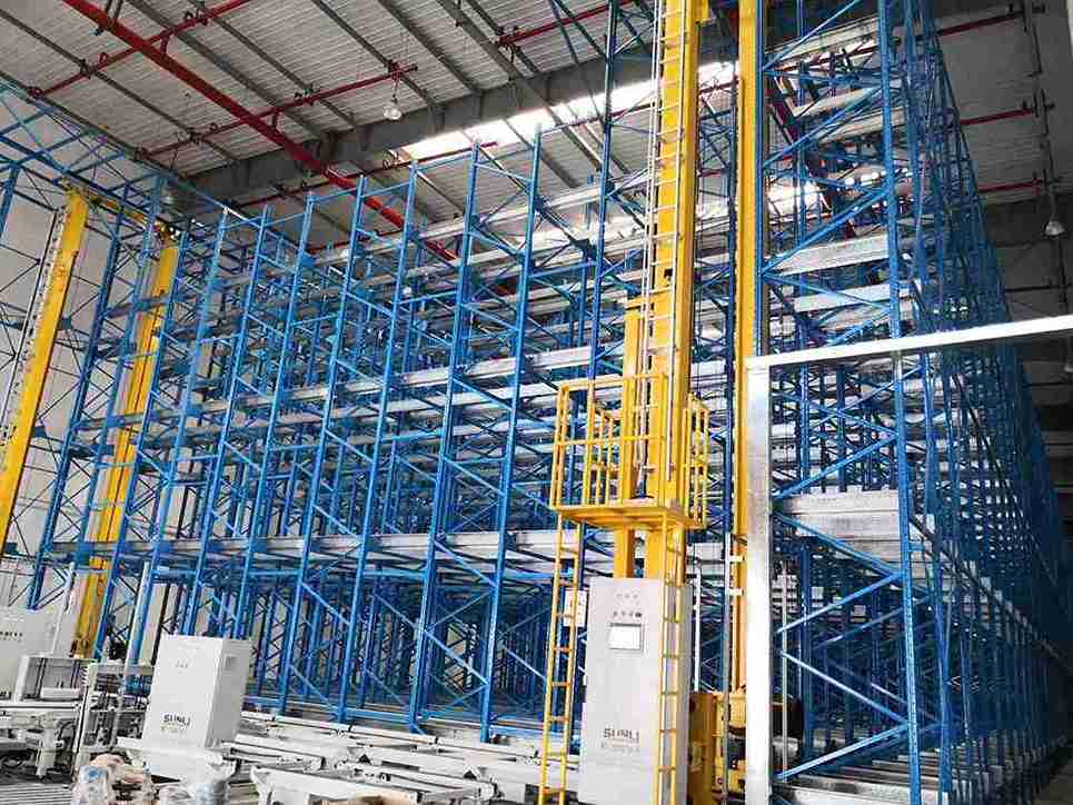 High-density fully automated storage system with ASRS cranes