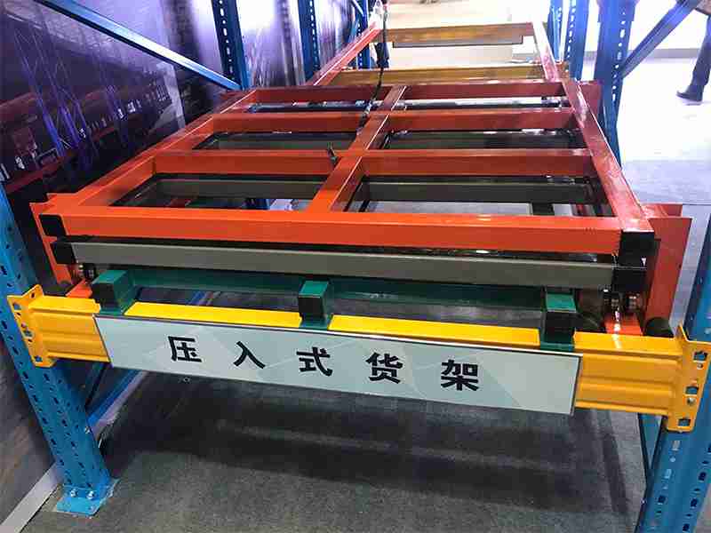Push back racking for sale - High-density warehouse storage system