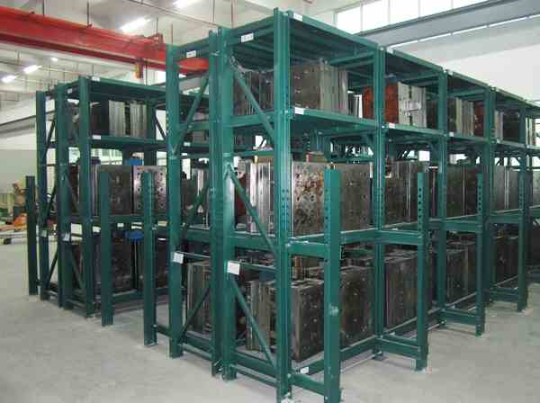 heavy duty bearing mechanism inside drawer type mold rack