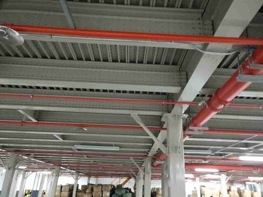 AGVs operating on solid deck modular platform flooring options for automation