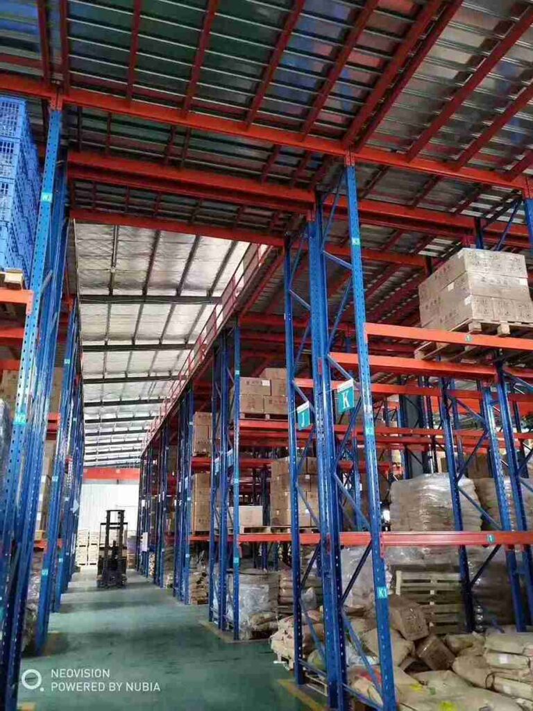 multi-tier mezzanine racking potential in warehouse vertical space
