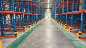 Automation Longspan Shelving weight strain gauge sensor and temperature humidity sensor with LoRaWAN wireless integration for real-time inventory monitoring