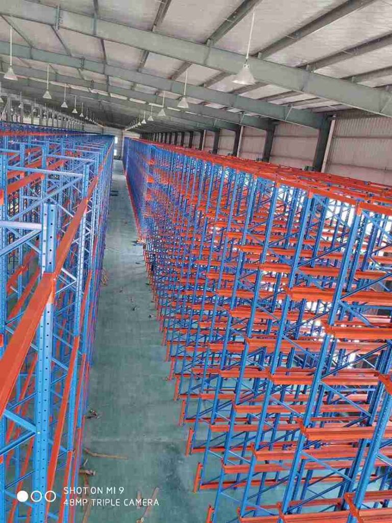 what is drive-in racking with pallet shuttle automation – AGV and motorized shuttle inside high-density storage lanes