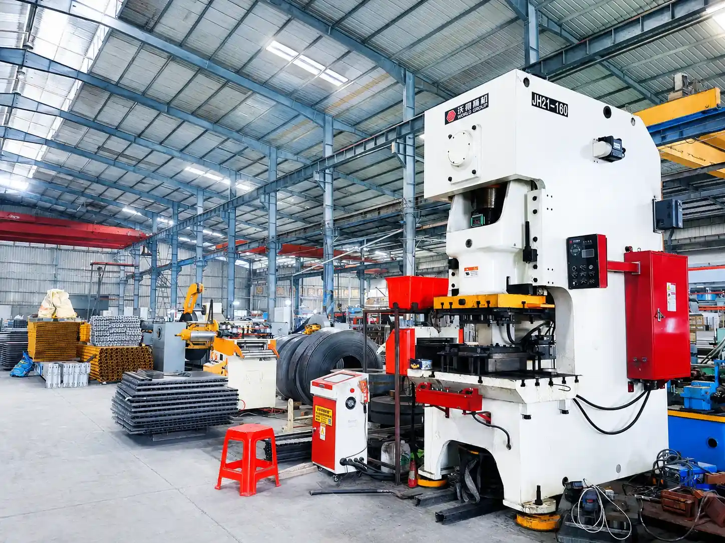 Pallet Racking Manufacturer Stamping Punch Press Machine Heavy Duty Steel Components