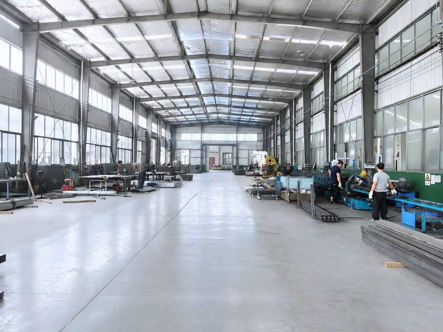 Pallet Racking Manufacturer Steel Structure Factory Hall Roll Forming Machining Bay