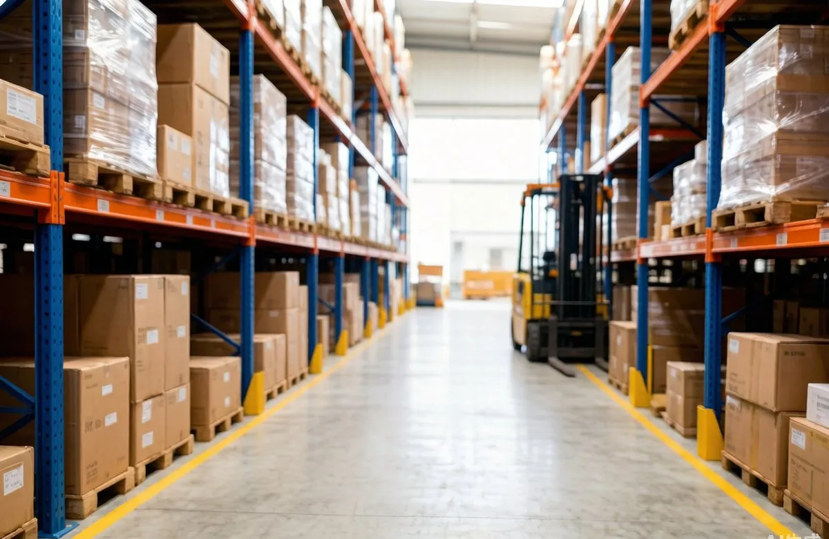 Warehouse Storage Aisle