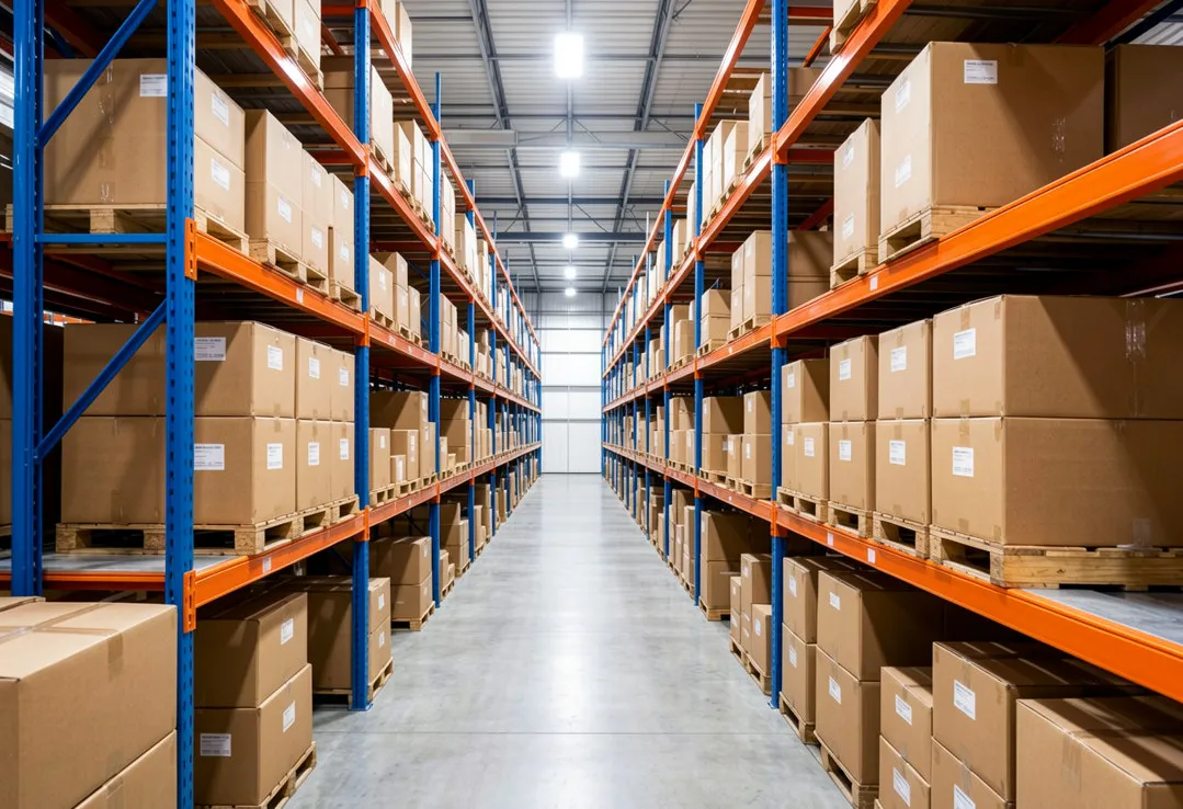 Custom Warehouse Shelving Ecommerce Fulfillment Pallet Racks Carton Storage Aisle