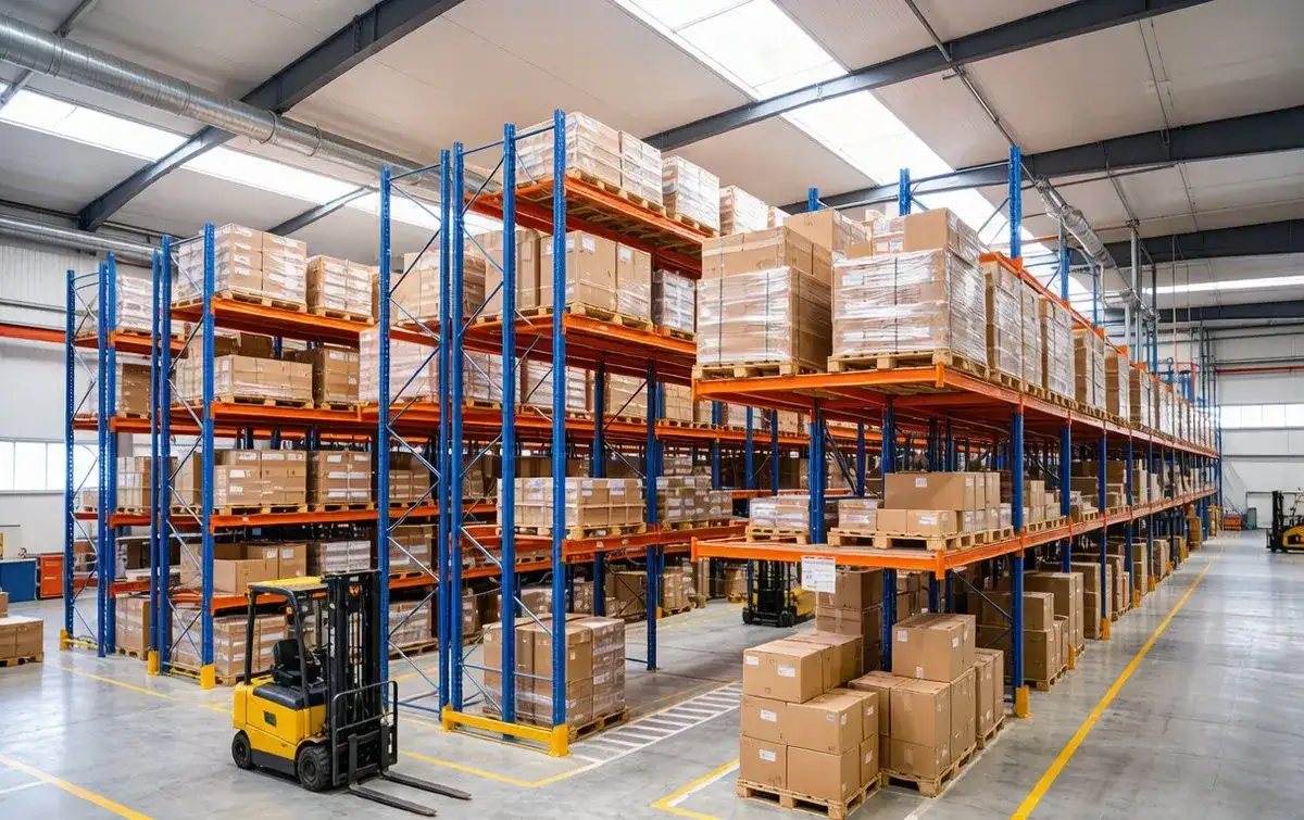 Custom Warehouse Shelving Ecommerce Fulfillment Center Forklift Pallet Storage Racks