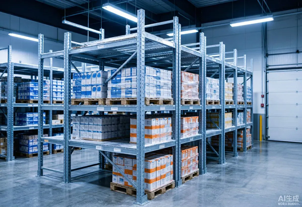 Custom Warehouse Shelving Galvanized Pallet Racking Chilled Cold Room Food Storage