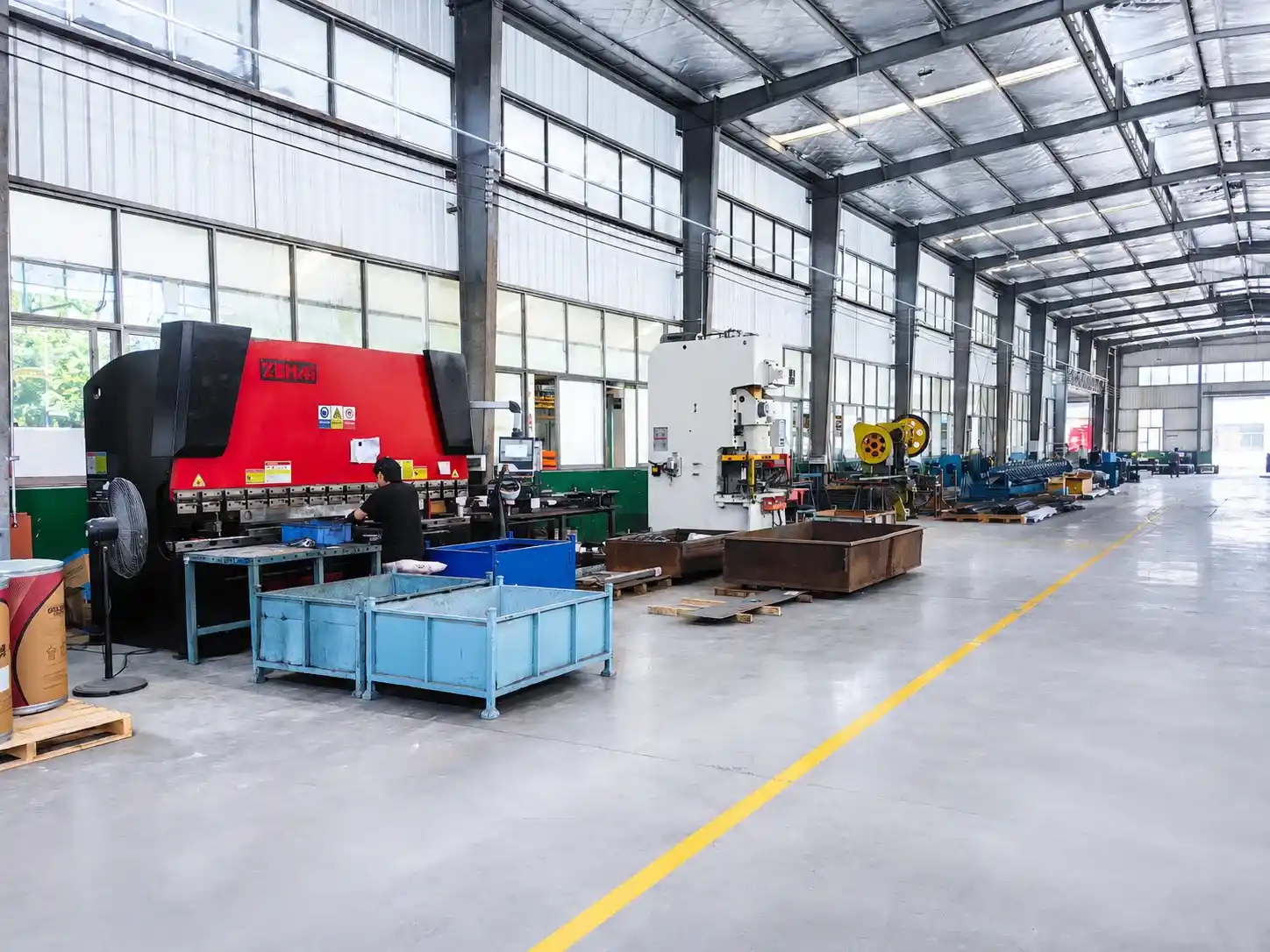 Press brake machinery