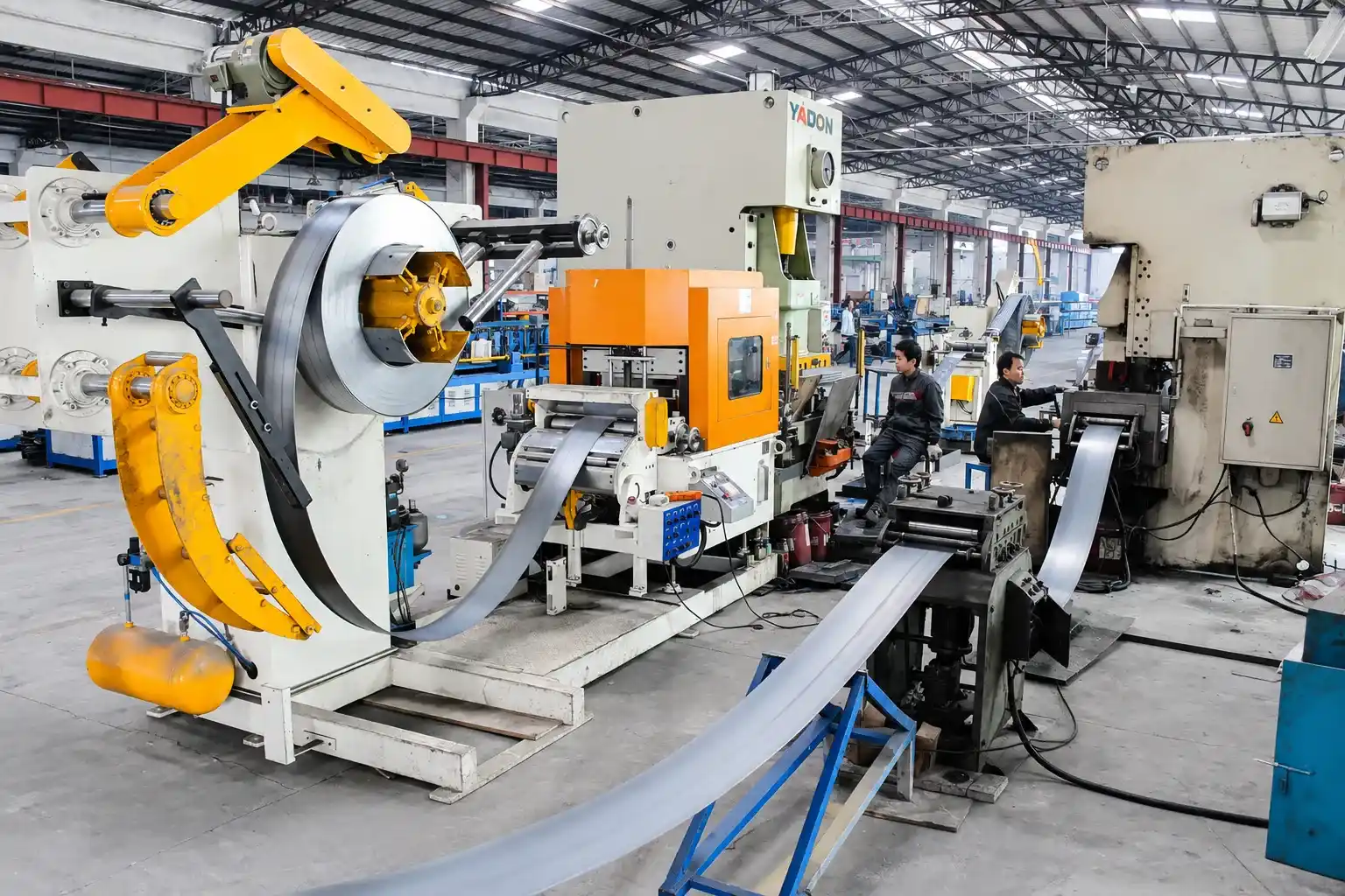 Roll forming line