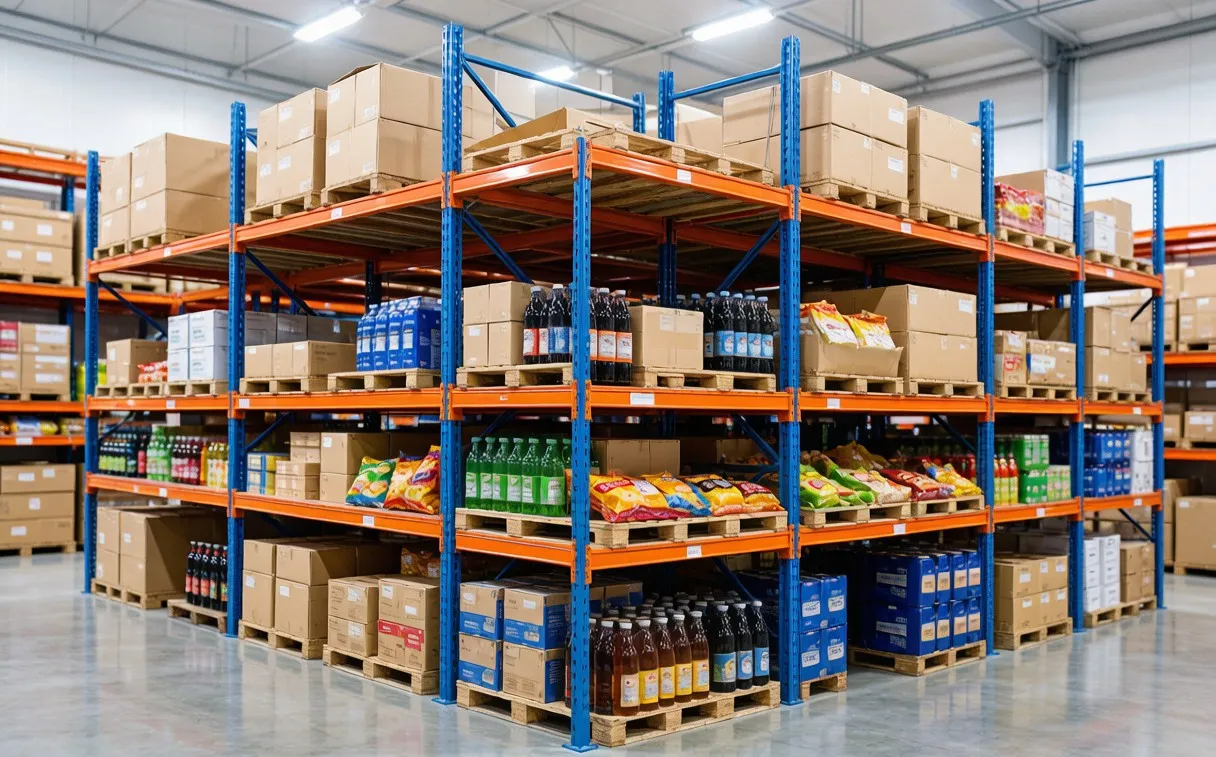 Warehouse Racking Case Studies Food Beverage Distribution Bottled Drink Carton Storage