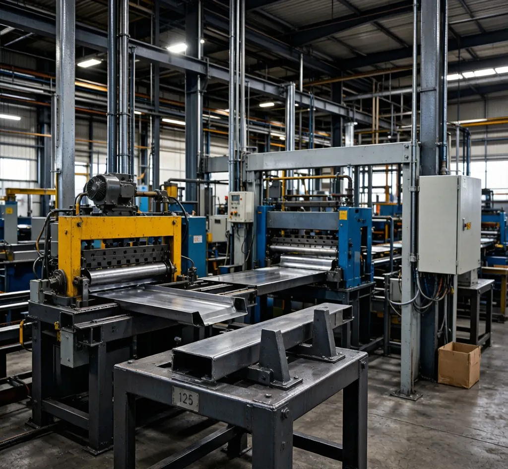 Warehouse Racking Case Studies Steel Roll Forming Production Line Factory Machinery