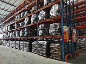 Metal Light Duty Racking Load Test With Uniform Weights On Each Shelf Level