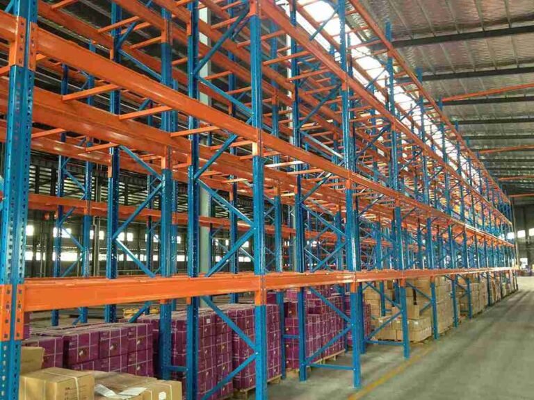 Heavy Duty Longspan Shelving In A Pharmaceutical Distribution Center With Load Signs And Segregated Storage Zones